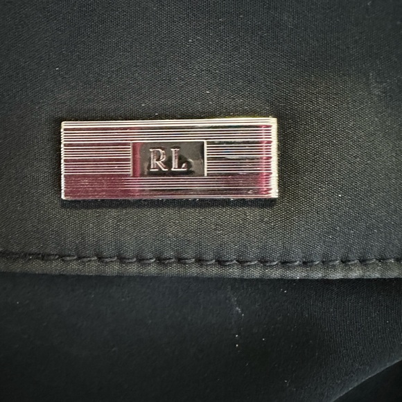 Vintage Black Tote Bag by Ralph Lauren - Picture 4 of 7